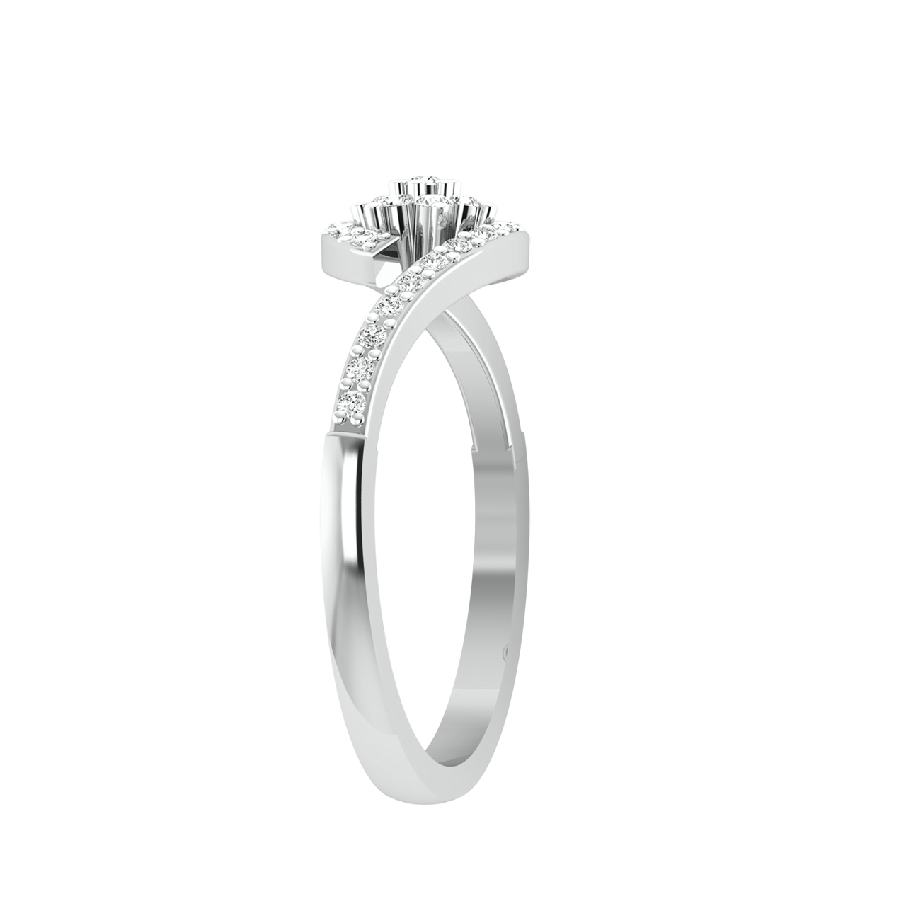 Reina Round Diamond Engagement Ring